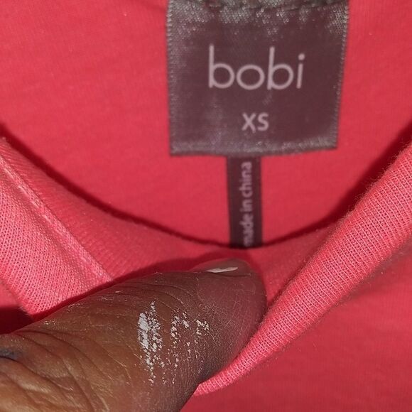 Coral/pink dress 2 piece set comes w knit sweater to throw over when chilly - Picture 7 of 9